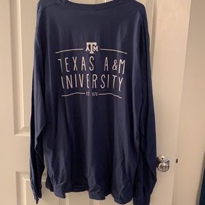 Women’s Plus Size Texas A&M University T-Shirt (Navy)